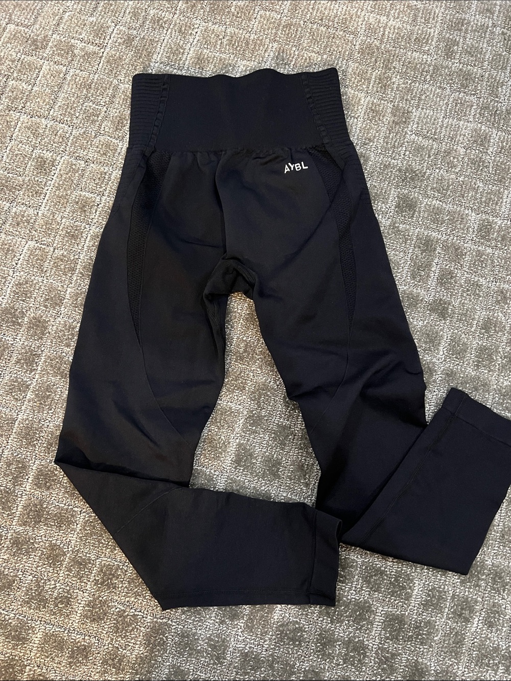 AYBL Black High-Waist Performance Leggings